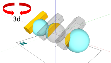 Geometry; Solids with curved surfaces; Ball, hexagon; Solid - intersection with solid